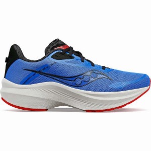 Men's Saucony Axon 3 Running Shoes Blue / Black | HFAVPXY-60