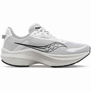 Men's Saucony Axon 3 Running Shoes White / Black | RUGTHQO-46