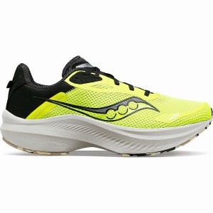 Men's Saucony Axon 3 Running Shoes Yellow / Black | DSXGZPB-79