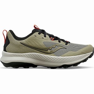 Men's Saucony Blaze TR Trail Running Shoes Coffee / Black | WLJUBON-25