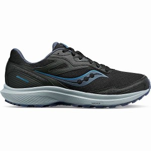 Men's Saucony Cohesion TR16 Wide Walking Shoes Black / White | EWUPLGH-14