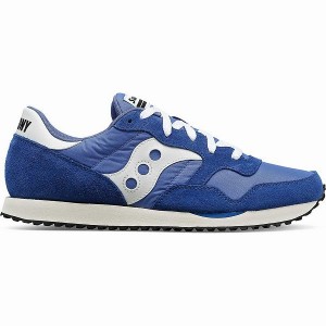 Men's Saucony DXN Trainer Sneakers Blue / White | GTXRLFD-20