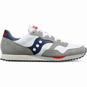 Men's Saucony DXN Trainer Sneakers White / Navy | KBORYWA-47