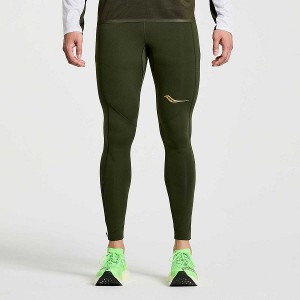 Men's Saucony Elite Tight Umbra | ZHKEVTL-60