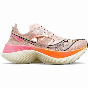 Men's Saucony Endorphin Elite Running Shoes Orange | WONGLBE-54