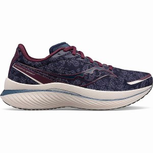 Men's Saucony Endorphin Speed 3 Northern Soul Running Shoes Purple | RUJIKSN-64