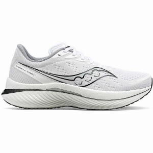 Men's Saucony Endorphin Speed 3 Running Shoes White / Black | DPGSJTM-21