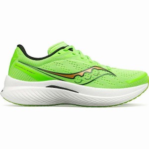 Men's Saucony Endorphin Speed 3 Running Shoes Green / Gold | UMSGIWJ-36