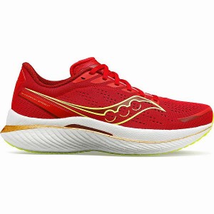 Men's Saucony Endorphin Speed 3 Running Shoes Red | IBFYPNG-03