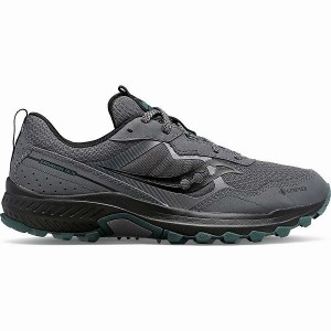 Men's Saucony Excursion TR16 GTX Trail Running Shoes Grey | OBUNIMK-96