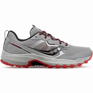 Men's Saucony Excursion TR16 Trail Running Shoes Grey / Orange | FORGHES-20