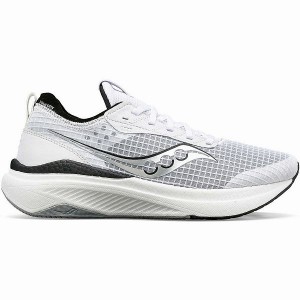 Men's Saucony Freedom Crossport Running Shoes White / Black | HRFIMXT-01