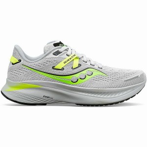 Men's Saucony Guide 16 Running Shoes Grey / Green | FYZKOIE-02