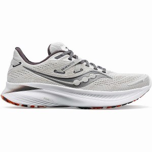 Men's Saucony Guide 16 Running Shoes White / Orange | KBJGDWE-94