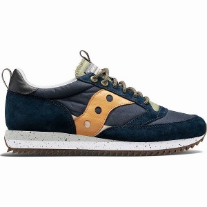 Men's Saucony Jazz 81 Peak Premium Sneakers Navy | NHEZPBX-14