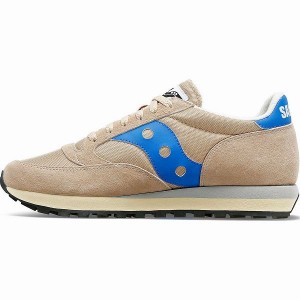 Men's Saucony Jazz 81 Sneakers Brown / Royal | ULQNVOI-70