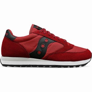 Men's Saucony Jazz Original Sneakers Burgundy / Black | AXGIVDB-27