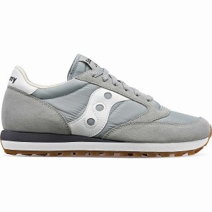 Men's Saucony Jazz Original Sneakers Grey / White | BEMJWZF-89