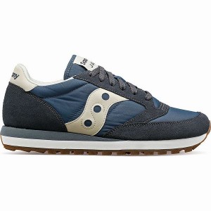 Men's Saucony Jazz Original Sneakers Navy / Cream | XARDVSW-01