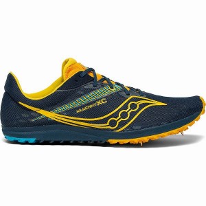 Men's Saucony Kilkenny XC9 Spike Spikes Shoes Navy | LVCRFUH-31