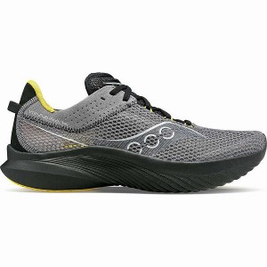 Men's Saucony Kinvara 14 Running Shoes Grey / Black | AHBJVFT-96