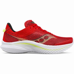 Men's Saucony Kinvara 14 Running Shoes Red | LOJRGMS-79