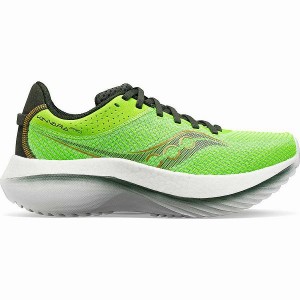 Men's Saucony Kinvara Pro Running Shoes Slime / Umbra | UKXWITA-58