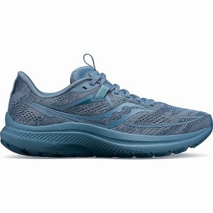 Men's Saucony Omni 21 Running Shoes Blue | RWCLOUX-85