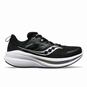 Men's Saucony Omni 22 Running Shoes Black / White | IOKYWVM-85