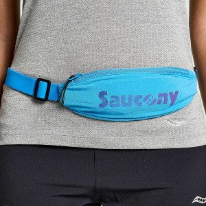 Men's Saucony Outpace Run Belt Belt Bags AZURE | KOYNJUX-82