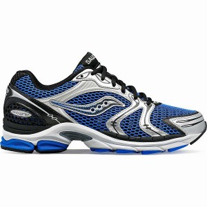 Men's Saucony ProGrid Triumph 4 Sneakers Blue / Silver | EVIXSCJ-84