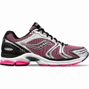 Men's Saucony ProGrid Triumph 4 Sneakers Pink / Silver | PVUZHOB-50