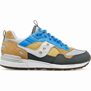 Men's Saucony Shadow 5000 Outdoor Sneakers Navy / Brown | CYZGTBQ-59