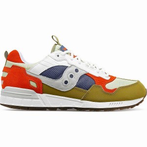 Men's Saucony Shadow 5000 Outdoor Sneakers Olive / Grey / Orange | CNBYPXO-83