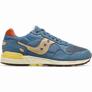 Men's Saucony Shadow 5000 Premium Sneakers Blue / Yellow | PBUFXQG-54