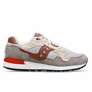 Men's Saucony Shadow 5000 Sneakers Grey / Brown | HWTRYUA-81