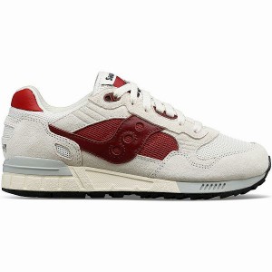 Men's Saucony Shadow 5000 Sneakers White / Red | IDJCPET-24