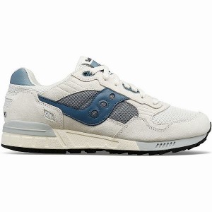 Men's Saucony Shadow 5000 Sneakers White / Blue | BIQLKNA-07