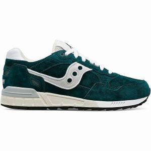 Men's Saucony Shadow 5000 Suede Sneakers Green | FSCUOEK-63