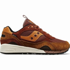 Men's Saucony Shadow 6000 GTX Sneakers Brown | BGCVSJO-97