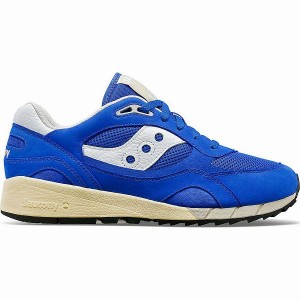 Men's Saucony Shadow 6000 Premium Sneakers Blue / White | JDAGEOM-82