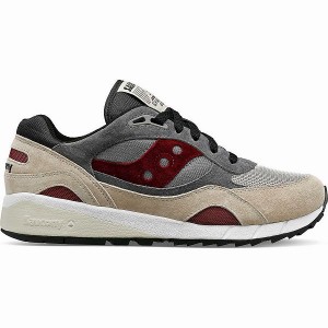 Men's Saucony Shadow 6000 Sneakers Beige / Grey | EBDOVIP-57