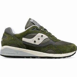 Men's Saucony Shadow 6000 Sneakers Green / Grey | TGMBFXL-32