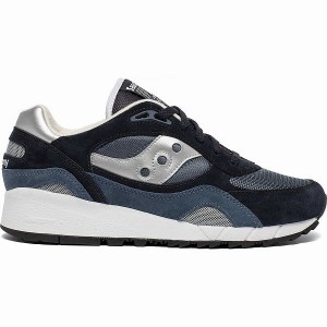 Men's Saucony Shadow 6000 Sneakers Navy / Silver | GHVLRNC-36