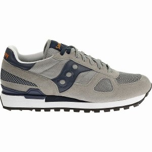 Men's Saucony Shadow Original Sneakers Grey / Navy | ZWBHEGQ-81