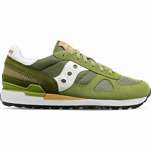 Men's Saucony Shadow Original Sneakers Green / Green | RGMZXHW-57