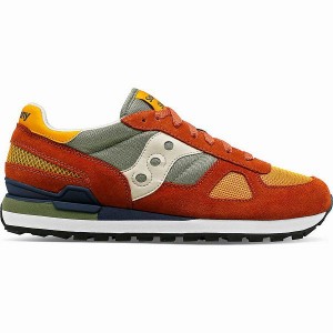 Men's Saucony Shadow Original Sneakers Red / Green | JBVRCSI-24