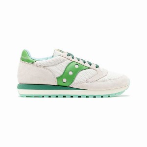 Men's Saucony Shamrock Jazz 81 Sneakers White / Green | CLJBQOV-87