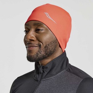 Men's Saucony Solstice Beanie Red | XKJWZUM-36