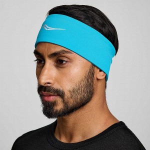 Men's Saucony Solstice Headband Blue | NIWHMSC-93